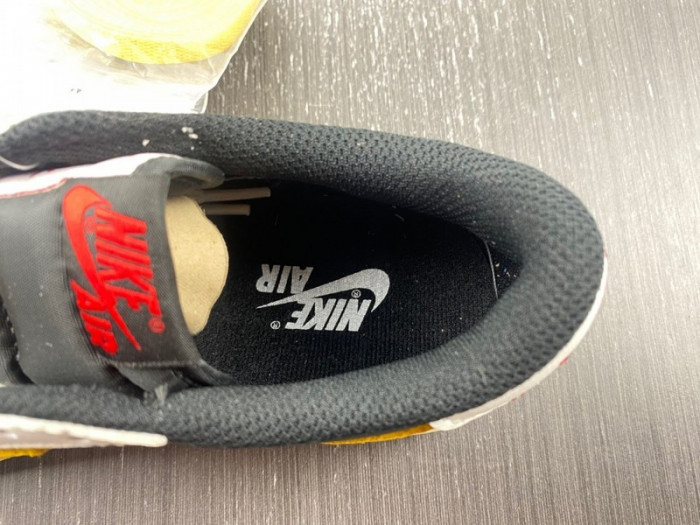 Travis Scott x Air Jordan 1 Low White/Dark Blue/Yellow