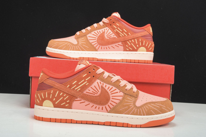 NIKE DUNK LOW "Orange-Crimson" DO6723-800