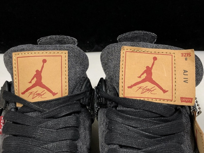 Air Jordan 4 Retro Levis NRG  Levis - Black Denim AO2571-001