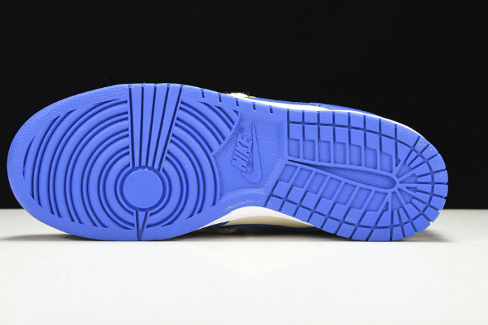 NIKE DUNK LOW RETRO BLACK/YPER COBALTWHTE DD1931-001