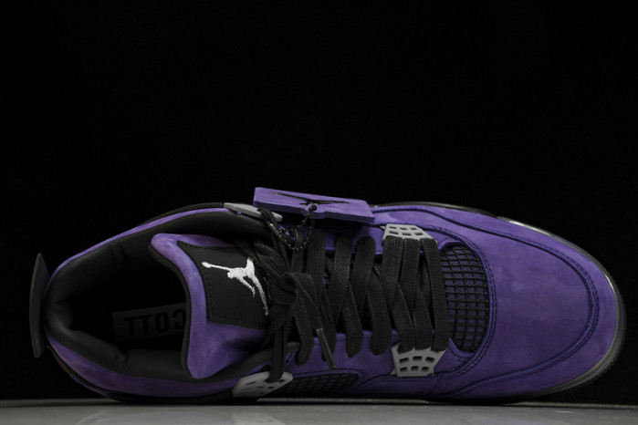 Travis Scott x Air Jordan 4 Retro Purple   AJ4-766296
