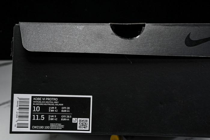 Nike Kobe 6 Protro“White Del Sol” CW2190-100