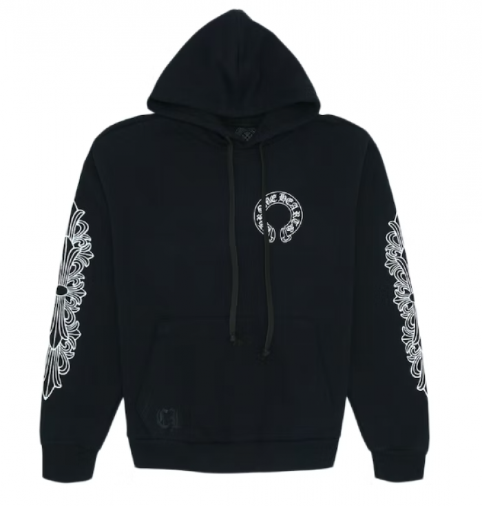 CLOTHES Chrome Hearts Horse Shoe Floral Hoodie