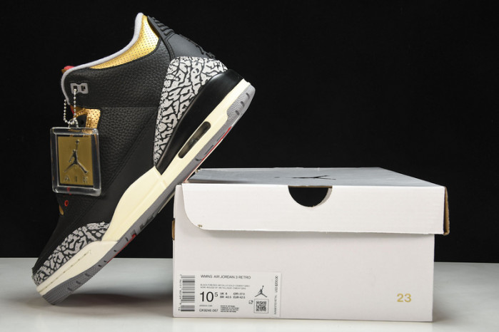 Air Jordan 3 Retro "Black Gold"   CK9246-067