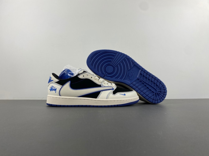 Air Jordan 1 Low  Fragment x Travis Scott x Supreme  SJ2068-127