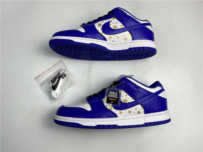 Nike SB Dunk Low Supreme Stars Hyper Royal (2021) DH3228-100