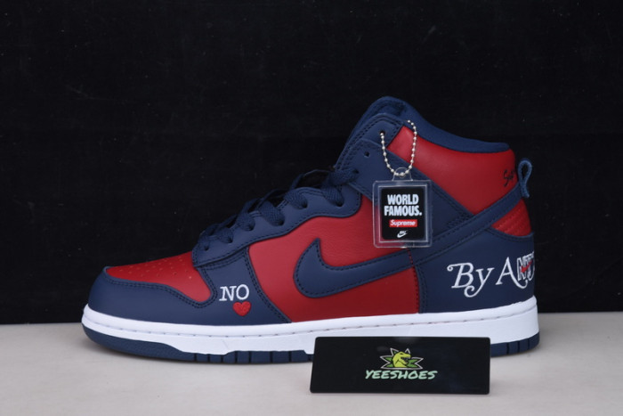 Supreme × Nike SB Dunk High DN3741-600